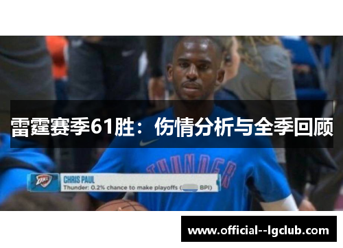 雷霆赛季61胜：伤情分析与全季回顾