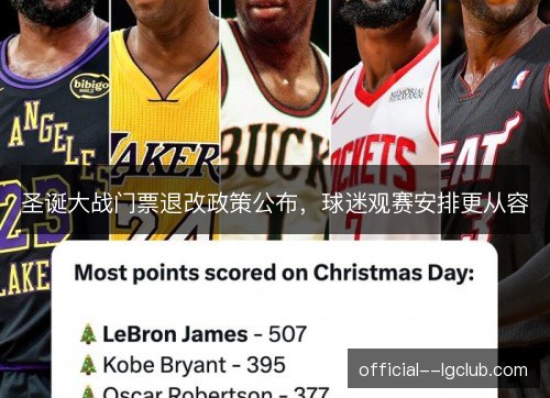 圣诞大战门票退改政策公布，球迷观赛安排更从容